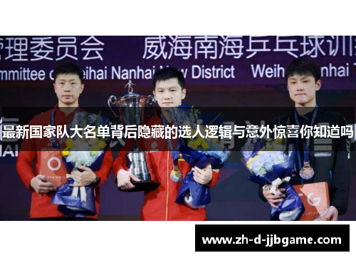 最新国家队大名单背后隐藏的选人逻辑与意外惊喜你知道吗